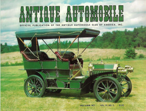 ANTIQUE AUTOMOBILE 1977 MAY - '04 AMERICAN NAPIER, '32 CHRYSLER, LORRAINE